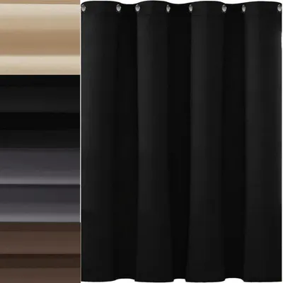 Immagine prodotto di Tende oscuranti per camera da letto, 75 x 180 cm, colore nero