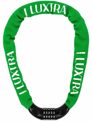 Immagine prodotto di Lucchetto combinato per bicicletta Luxtra | Robusto e sicuro | Verde | 1 metro