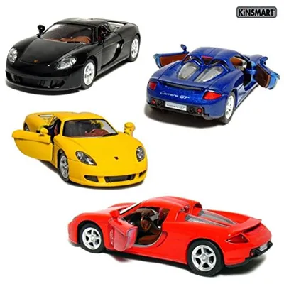 Zdjęcie produktu dla Kinsmart Porsche Carerra GT 1:36 12 cm (różne kolory) model samochodu 1 szt