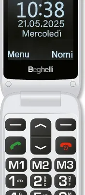 Immagine prodotto di Beghelli 9201N Telefono cellulare 7,11 cm (2,8") 100 g argento Telefono senior