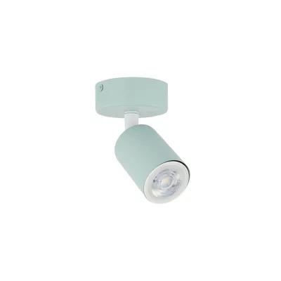 Produktbild von Kinderzimmerleuchte Metall verstellbar 13 cm breit Mint GU10 rund Kinderlampe