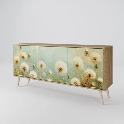 Immagine prodotto di Spacerebels cassettiera a 3 ante - credenza cassettiera - credenza alta - mobile armadio - soggiorno camera da letto - 57,5×164,5×42 (HxLxP)