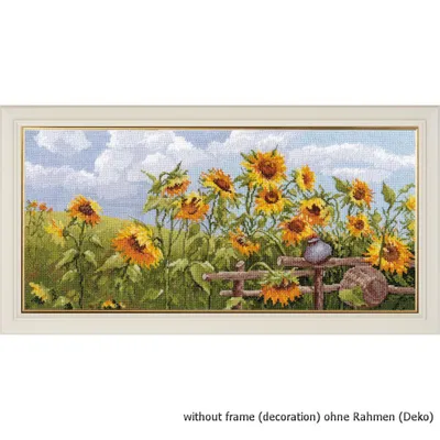 Obrázok produktu pre Súprava na vyšívanie krížikom "Dorfrand", počítaný vzor, 40x20cm