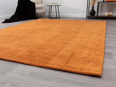 Produktbild von Steffensmeier Gabbeh Teppich Larkana | Kurzflor Teppich | Wohnzimmer | Terra, handgeknüpft, Größe: 250x300 cm
