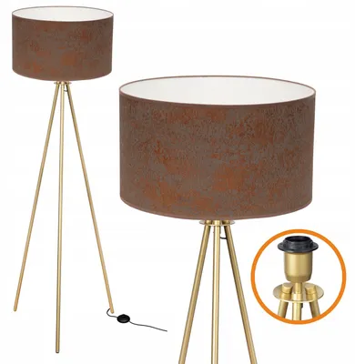 Produktbild von Cerlux TRIGNI Stehlampe Gold Braun 136 cm