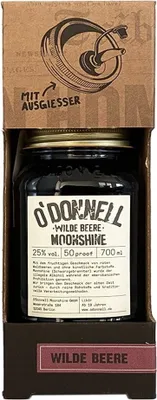 Produktbild von O'Donnell Wilde Beere Moonshine Likör, mit Ausgießer, 25% Vol. 0,7 l