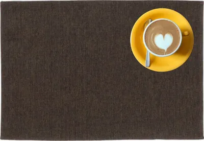 Productafbeelding van Outdoor buiten placemat Kiko - Bruin - 30 x 45 cm - 4 Stuks