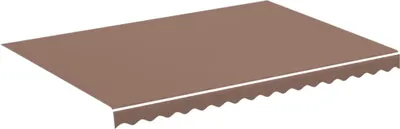 Image de vidaXL Tissu de store brun 3,5x2,5 m