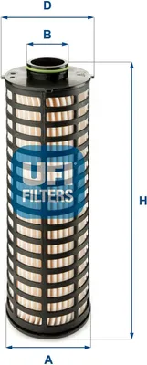 Immagine prodotto di Filtro olio UFI 25.111.00, elemento filtrante per IVECO Trakker, Stralis II, Stralis, Trakker II