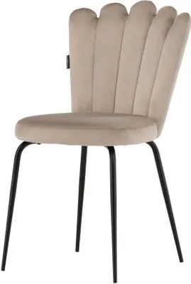 Obrázek produktu pro Jídelní židle FURNLUX Limhamn béžová a černá 44 cm / hlavní barva: béžová / rozměry: 44 x 42 x 82 cm