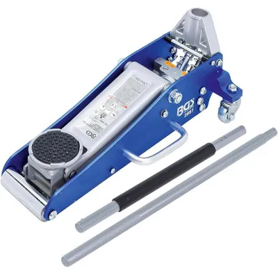 Image de Cric Rouleur Hydraulique 1,5 t - Aluminium-Acier, Construction Robuste - Levage Facile et Sécurisé - D-Work