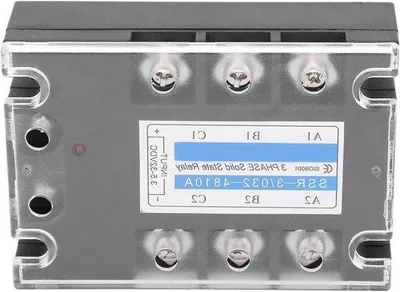 Obrázek produktu pro Trojité polovodičové proudové relé, DC měnič 480 V, průmyslová elektronika