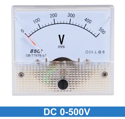 Produktbild von DC 0-500V Analoganzeige Voltmeter Spannung Messger?t 85C1 2,5% Fehlergrenze