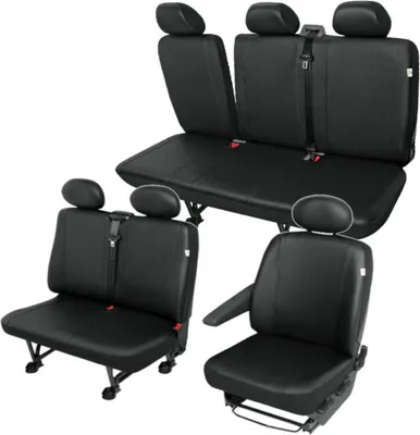 Produktbild von Renault Trafic 2 6-Sitzer Kunstleder Maß Sitzbezüge Sitzschoner Sitzüberzüge Set Maßgeschneidert