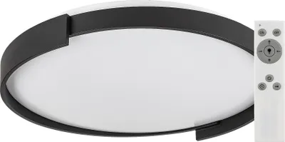 Obrázek produktu pro Rabalux Černé stropní LED svítidlo Laleh 500mm 48W CCT s DO 71306