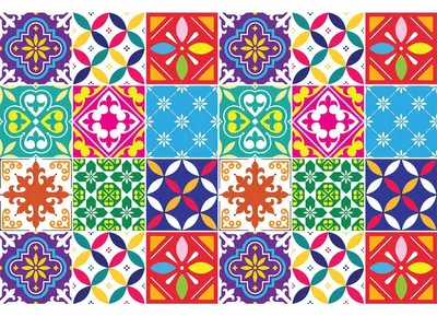 Obrázek produktu pro Samolepicí nástěnné samolepky imitující obklady do kuchyně a koupelny – 24 samolepek AZULEJOS BERNADETINA – 24 samolepek, 20 x 20 cm