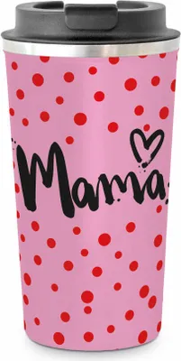 Produktbild von PPD Formart Mama Coffee2go, Thermobecher, Coffee To Go, Isobecher, Iso Becher, Edelstahl, 450 ml, 181403053