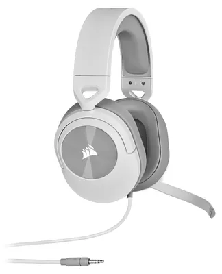 Immagine prodotto di Corsair HS55 STEREO, con cavo, per gaming, 20 - 20.000 Hz, 284 g, cuffie, bianco