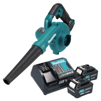 Immagine prodotto di Makita UB 100 DSM Soffiatore a batteria 12 V max. + 2x batteria 4,0 Ah + caricabatteria