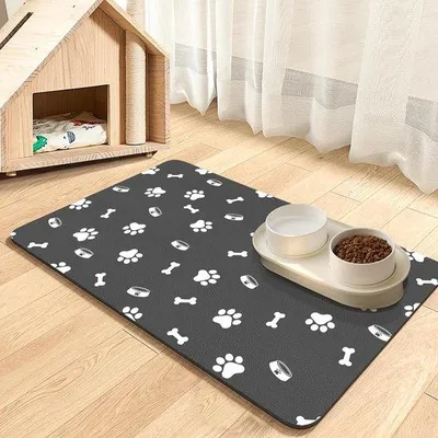 Immagine prodotto di Ibenzoa®: Sottopiatto assorbente per cani e gatti – con base impermeabile antiscivolo, facile da pulire, disponibile nelle dimensioni 30 x 50 / 40 x 60 / 44,5 x 71 cm