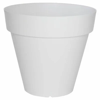 Produktbild von Blumentopf Riviera Weiß Kunststoff Quadratisch Ø 50 cm