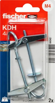 Produktbild von fischer Kippdübel KDH 4 mit Haken