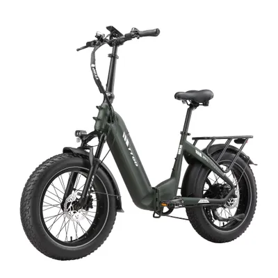 Produktbild von TTGO F6 Boost Fat E-Bike 20 Zoll Elektro Fahrrad 48V 18Ah Akku 250W Drehmomentsensor Federgabel Hydraulische Scheibenbremsen - Dunkelgrün