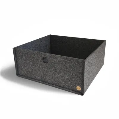 Produktbild von Aufbewahrungsbox CARGA Filz 44 x 48 x 20 cm ohne Deckel in anthrazit meliert