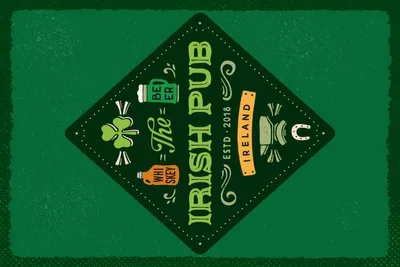 Produktbild von vianmo Holzschild 20x30 cm Ireland Irish Pub Whiskey Beer