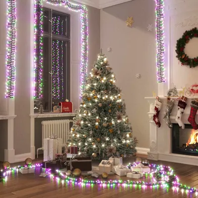 Produktbild von vidaXL LED-Lichterkette mit 3000 LEDs Pastell Mehrfarbig 23 m PVC