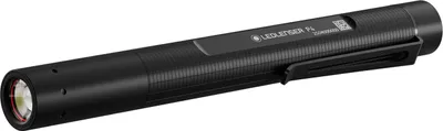 Produktbild von Ledlenser P4 Taschenlampe Schwarz, bis 180 Lumen, bis 90m Leuchtweite, IP54, bis 23 Std Laufzeit, Batterie inkl.