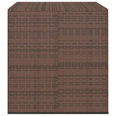 Produktbild von vidaXL Garten-Kissenbox PE Rattan 100x97,5x104 cm Braun