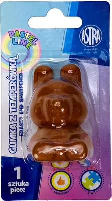 Immagine prodotto di temperino e gomma da cancellare 2 in 1 a forma di coniglio