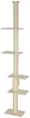 Productafbeelding van PawHut Kraboom met hoge plateaus, kattenboom, 225-275 cm. Kraboom voor katten met antikeerbescherming