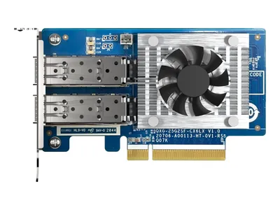 Obrázek produktu pro QNAP QXG-25G2SF-CX6 - Síťový adaptér - PCIe 4.0 x8 nízkoprofilový