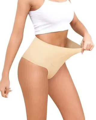 Zdjęcie produktu dla Majtki wyszczuplające brzuch damskie wysoka talia modelujące