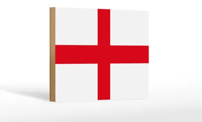 Produktbild von Holzschild Flagge England 18x12cm Flag of England