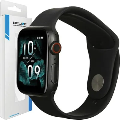 Produktbild von Beline Apple Watch Armband Silikon 38/40/41Mm Schwarz /Schwarz