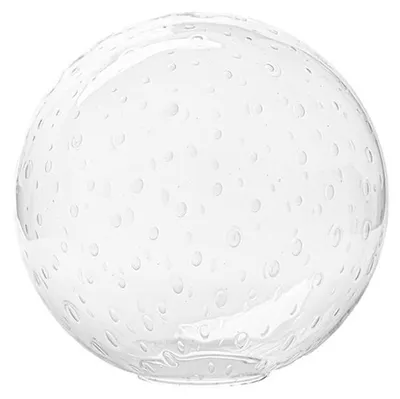 Image de Verre sphérique transparent pour lampe, verre à bulles, Ø 25 cm, verre de rechange sans collerette, abat-jour en verre, abat-jour globe