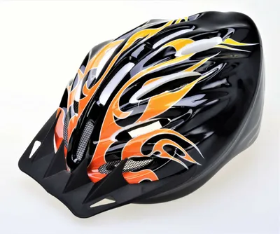 Produktbild von Filmer 46606 Fahrrad Schutzhelm - M/L (55-59cm) Helm für Radfahrer - flame