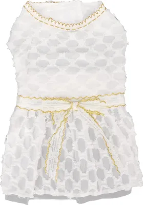 Produktbild von Prinzessinhundkleid süße weiche elastische leichte, atmungsaktiven Welpenbogen für Haustier -Outfit