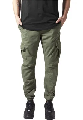 Obrázek produktu pro Urban Classics Pánské kalhoty joggers Chalouse olivová L