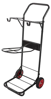 Reitsport Sattel Stallbedarf Trense Dema Sattelcaddy Sattelwagen Sattelhalter Putzwagen Sattelständer Fahrbar Sattelkarre Pferdesattel Meran Pferde Halter Wagen 924365 50051 4031765500517