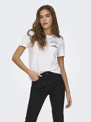 Produktbild von Only Polli Life Kurzarm-t-shirt Weiß S Frau Weiß S