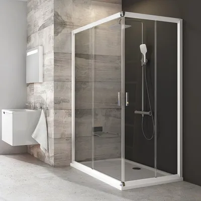 Immagine prodotto di Un lato della cabina doccia RAVAK Blix BLRV2K-80 bianco+trasparente 1XV40100Z1