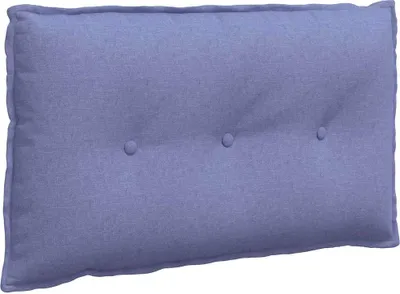 Zdjęcie produktu dla vidaXL Poduszka na plecy jeans niebieski 80 x 19 x 50 cm tkanina