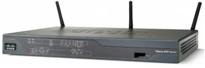 Produktbild von Cisco 887, 10, 100 Mbit/Sek, ADSL, ADSL2/2+, IEEE 802.11n, 128-bit WEP, 256-bit WEP, 3DES, DES, 60W