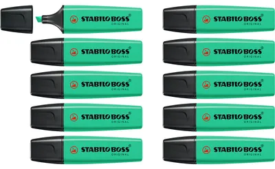 Produktbild von STABILO Textmarker -  BOSS ORIGINAL - 10er Pack - türkis