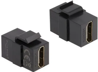 Immagine prodotto di DELOCK Keystone Modul HDMI Buchse zu HDMI Buchse schwarz