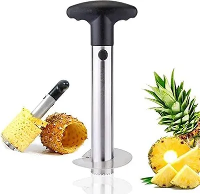 Produktbild von PIQIUQIU Ananasschneider, Ananasschäler Edelstahl, Ananas-Entkerner Schneider, Ananas Core Entferner Werkzeug
